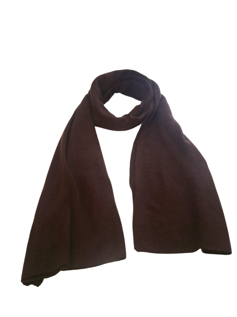 Cocoa Brown Large Cashmere Travel Wrap