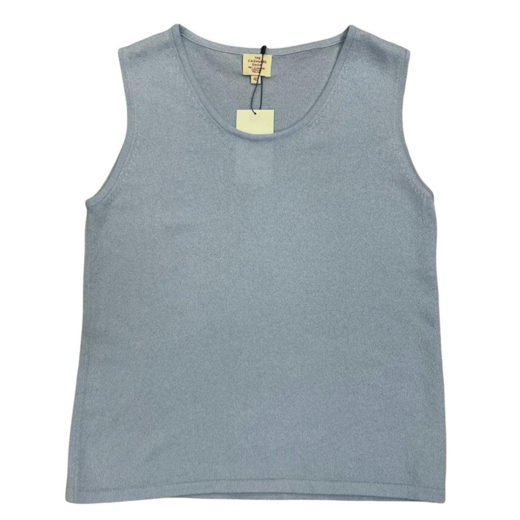 baby blue cashmere ladies vest