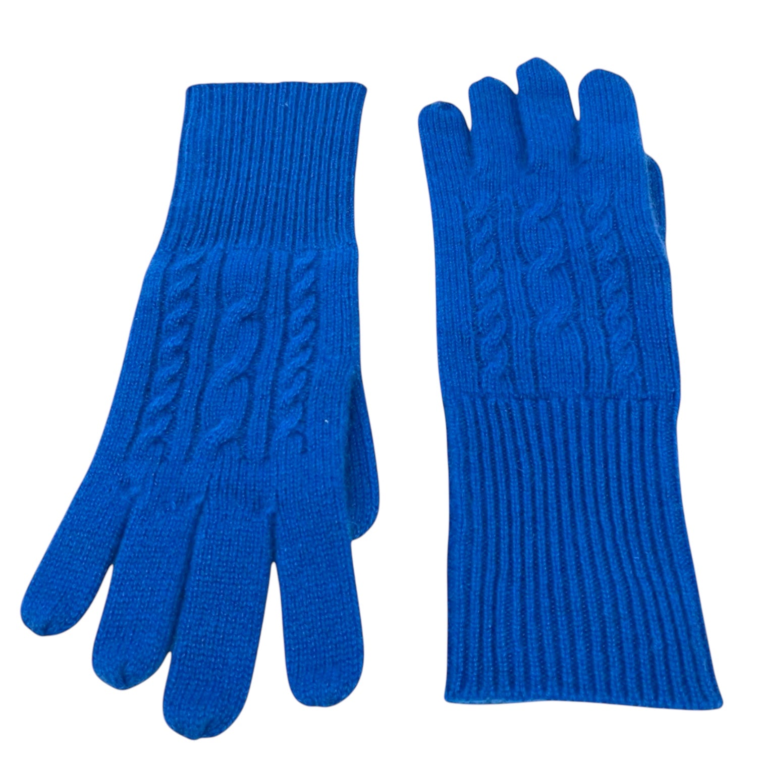 【OVERDUEFLAIR】soft cashmere gloves _cobalt blue Pure cashmere gloves | Simons | Shop Online for Fashion