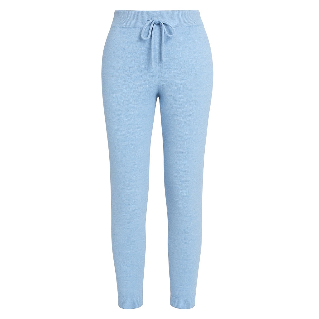 Cashmere Joggers in Baby Blue