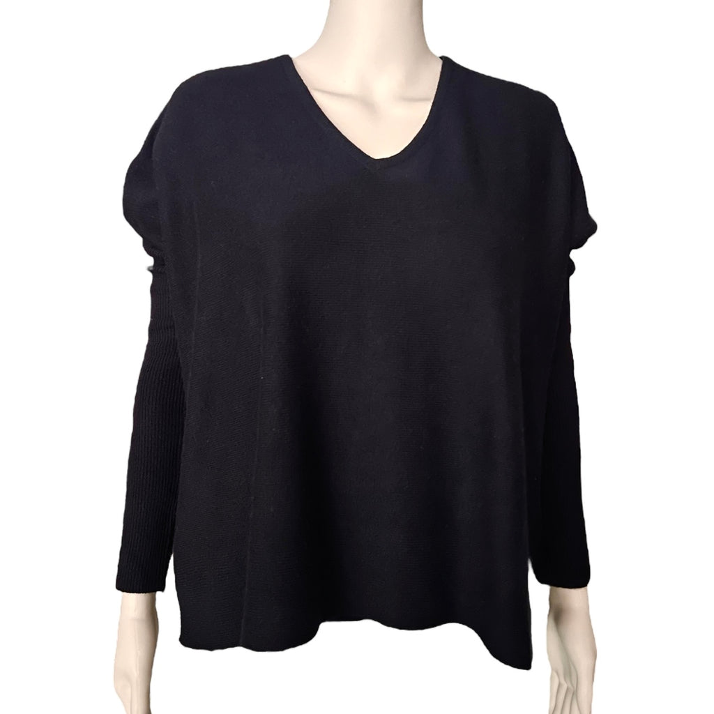 V Neck Tunic in Navy