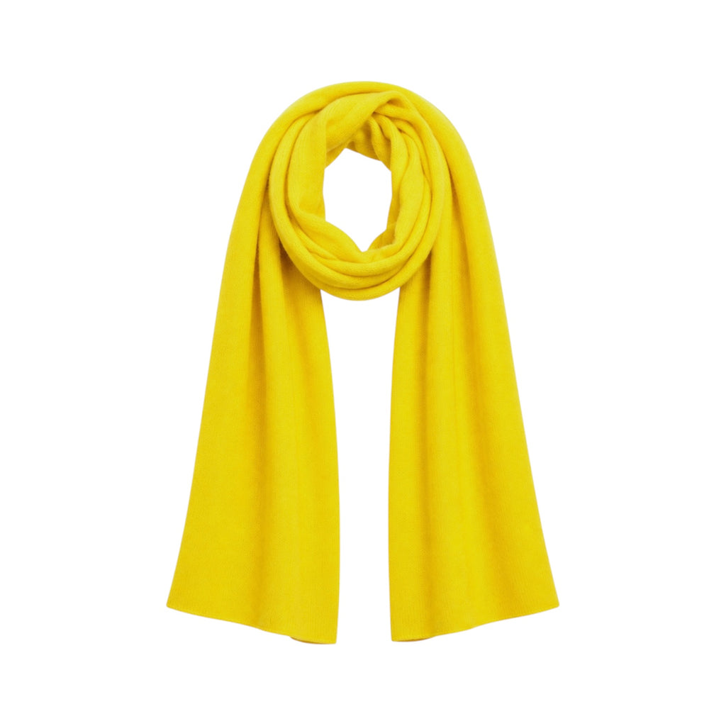 Acid Yellow Large Cashmere Travel Wrap by Kenmare Cashmere