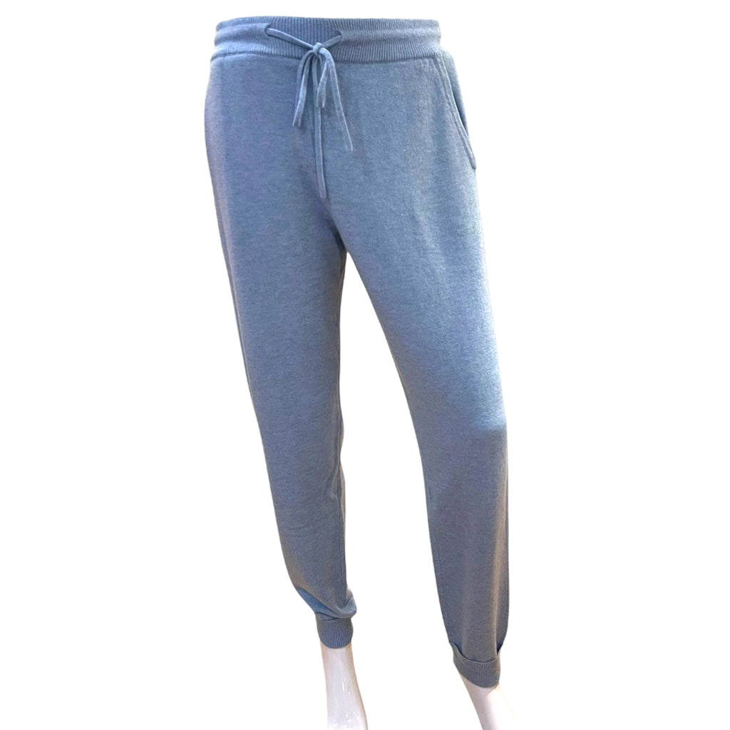 Cashmere Joggers in Baby Blue