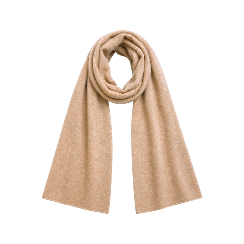 Beige Large Cashmere Travel Wrap by Kenmare Cashmere 