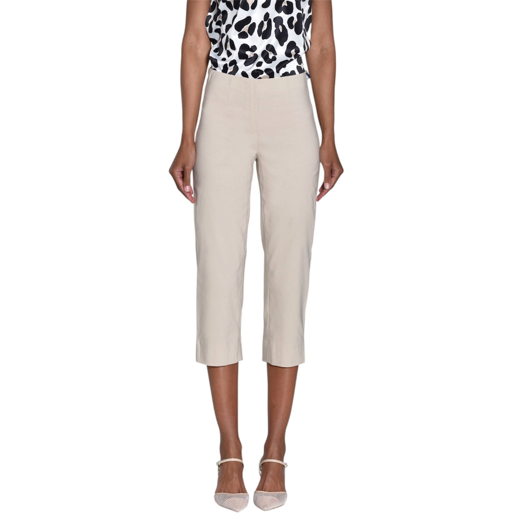 Soft Beige Marie 3/4 Length Capris by Robell