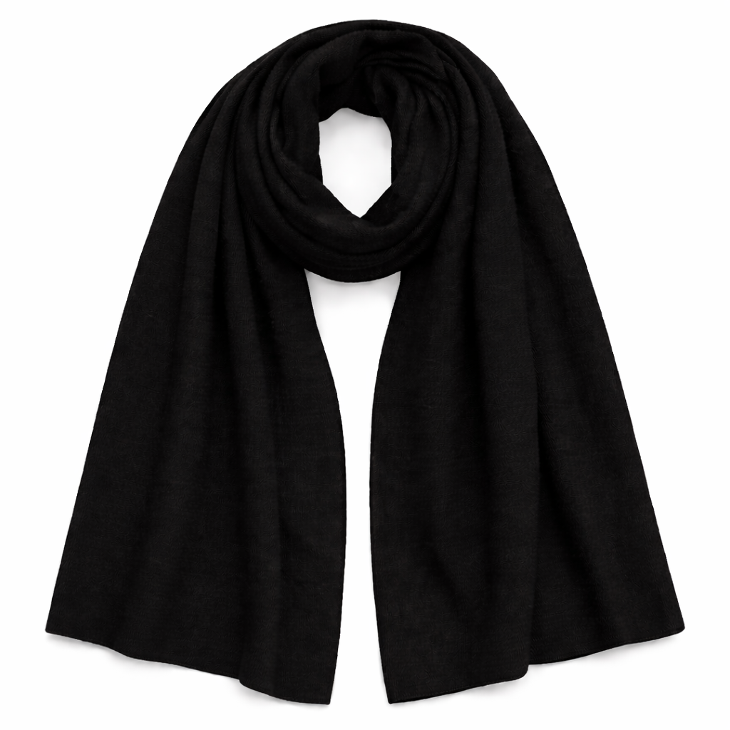 Brown 100% Pure Cashmere XL Travel Wrap by Kenmare Cashmere