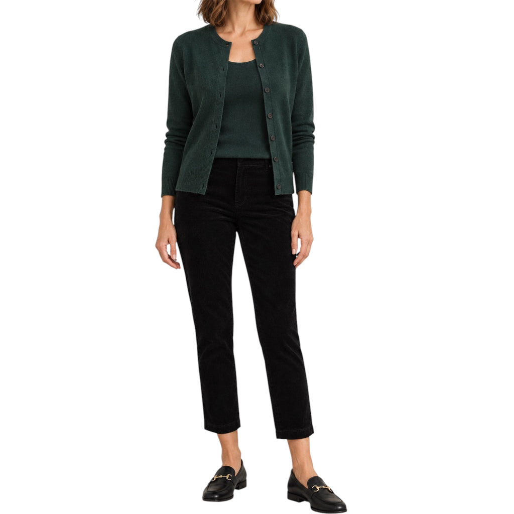 Robell Rose 09 Corduroy Trousers in Black