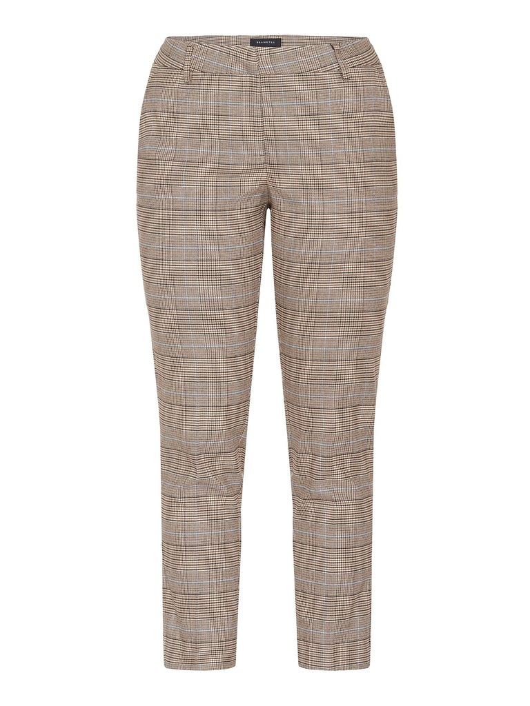 Brandtex Plaid Trousers Baby Blue / Beige