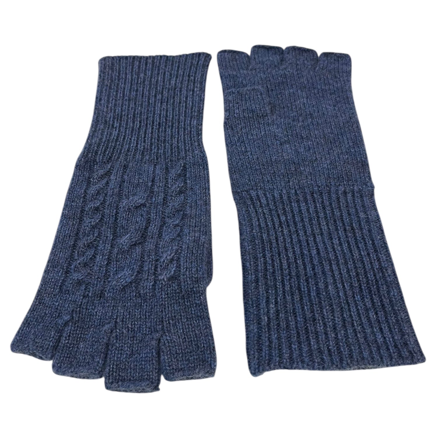 【OVERDUEFLAIR】soft cashmere gloves _cobalt blue Pure cashmere gloves | Simons | Shop Online for Fashion