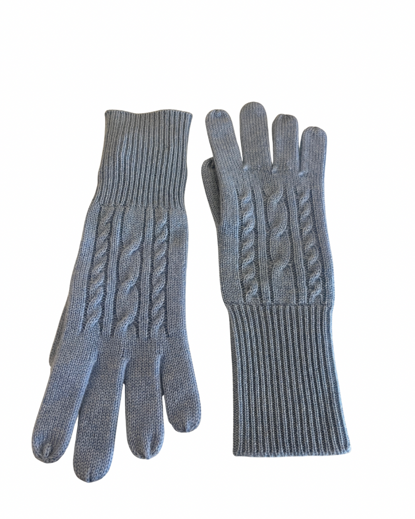 Cashmere Gloves in Baby Blue