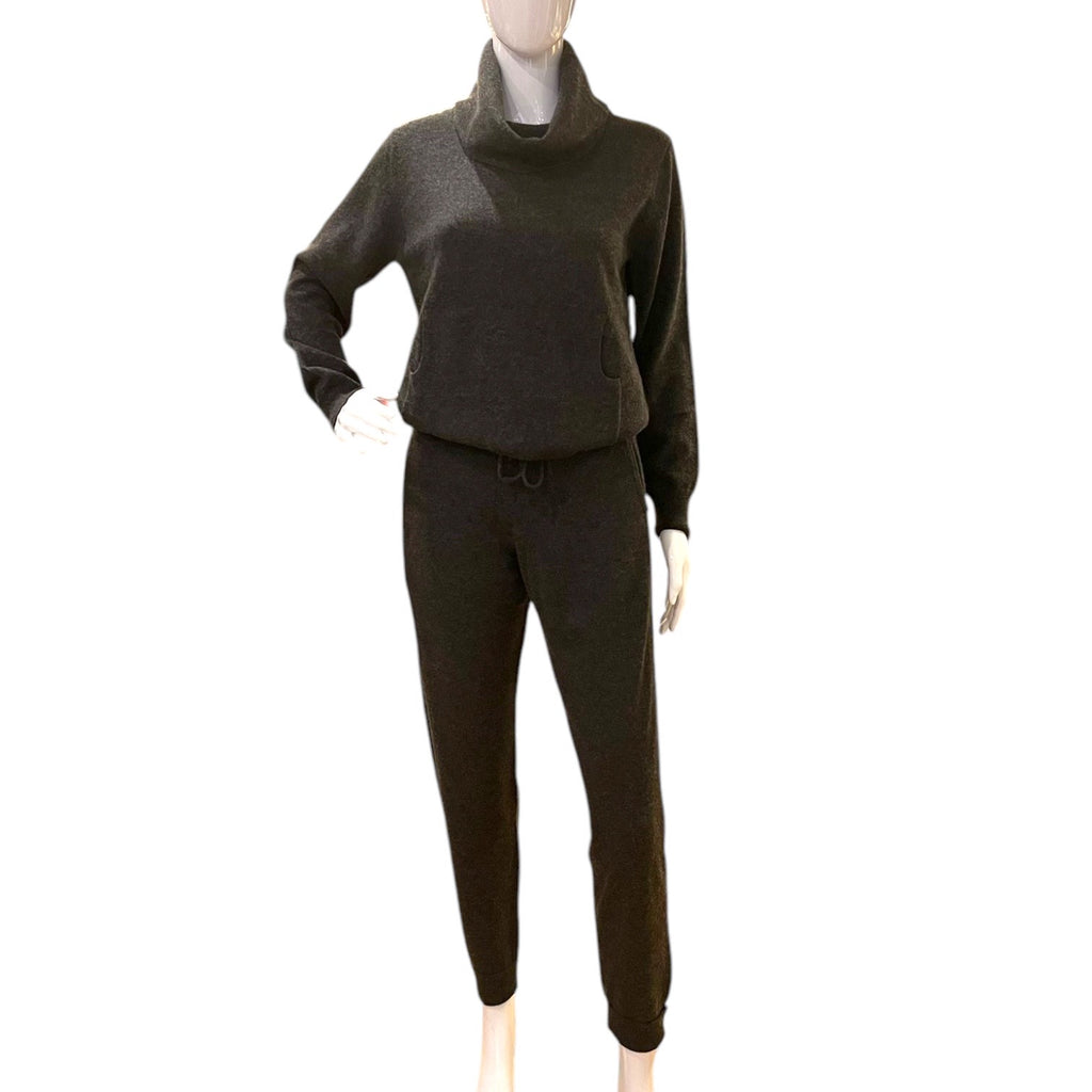 Charcoal Cashmere Jogger Set