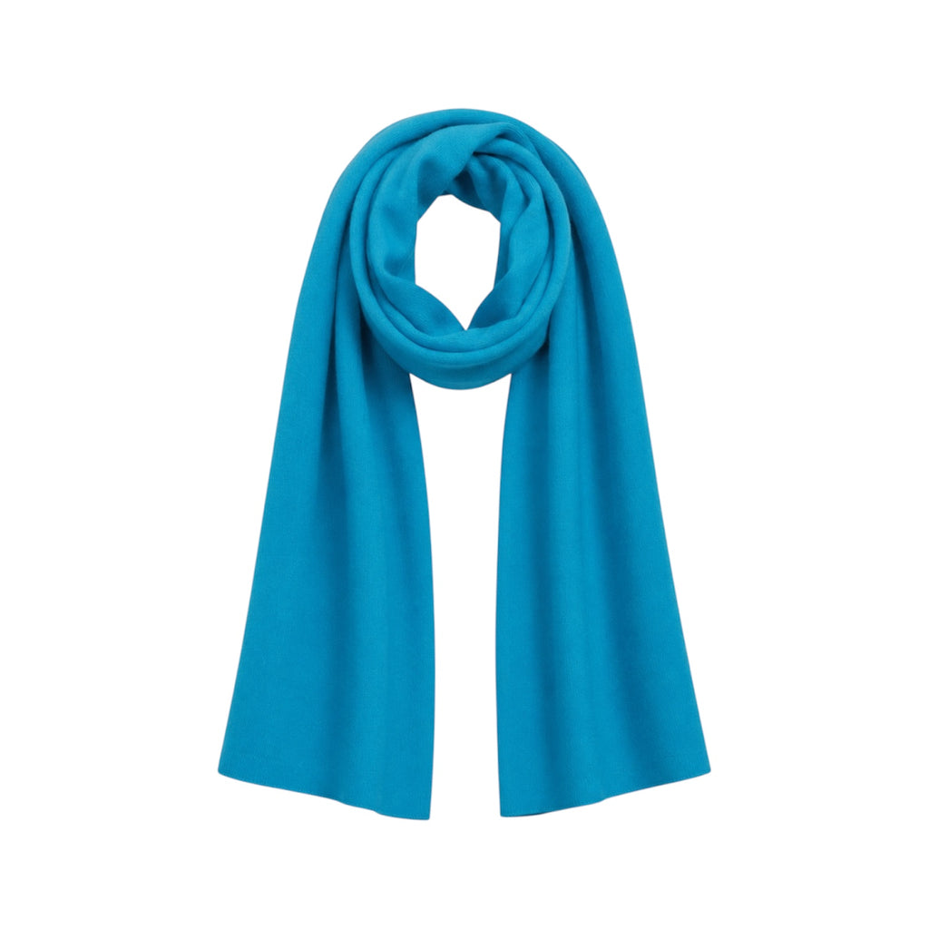 Cerulean Blue Large Cashmere Travel Wrap by Kenmare Cashmere