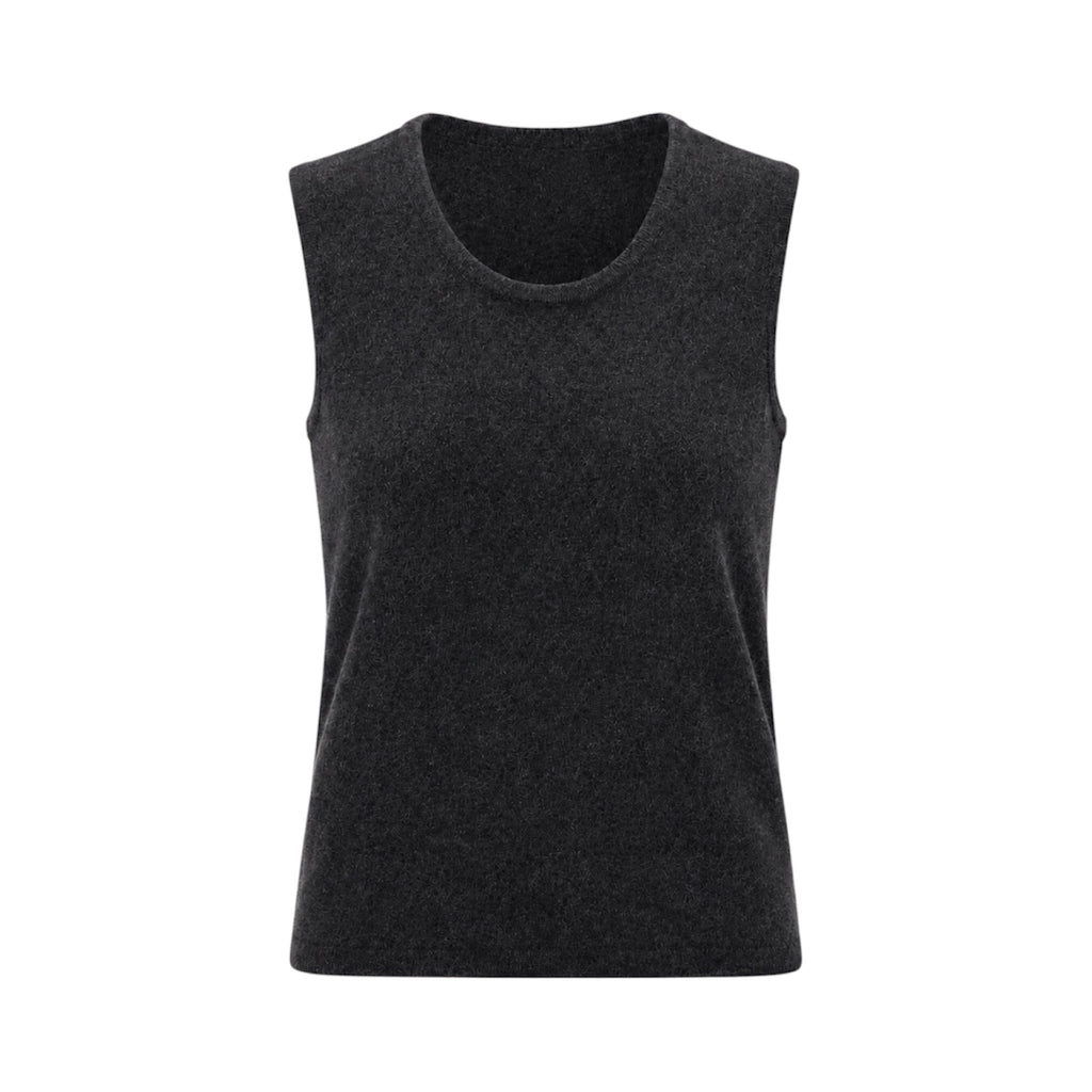 Dark Grey 100% Pure Cashmere Vest by Kenmare Cashmere
Charcoal Grey Cashmere Vest Kenmare Cashmere
