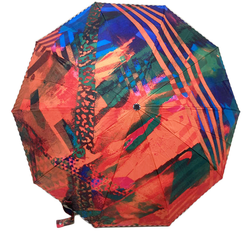 Clare O Connor Eco-Friendly Umbrella Orange