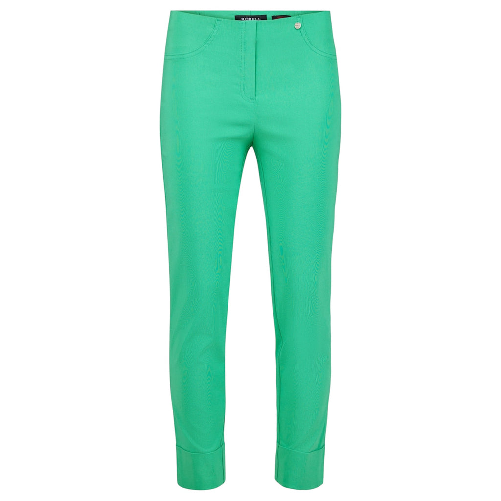 Green Bella Turn Up Trousers by Robell