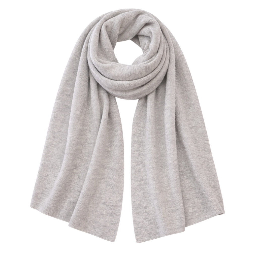 Flint Grey 100% Oure Cashmere XL Travel Wrap by Kenmare Cashmere