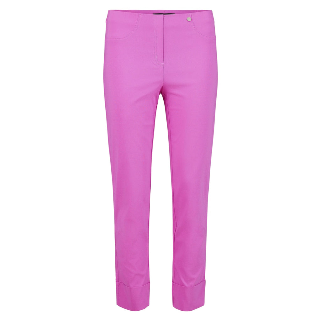 Hot Pink Bella Turn Up Trousers by Robell