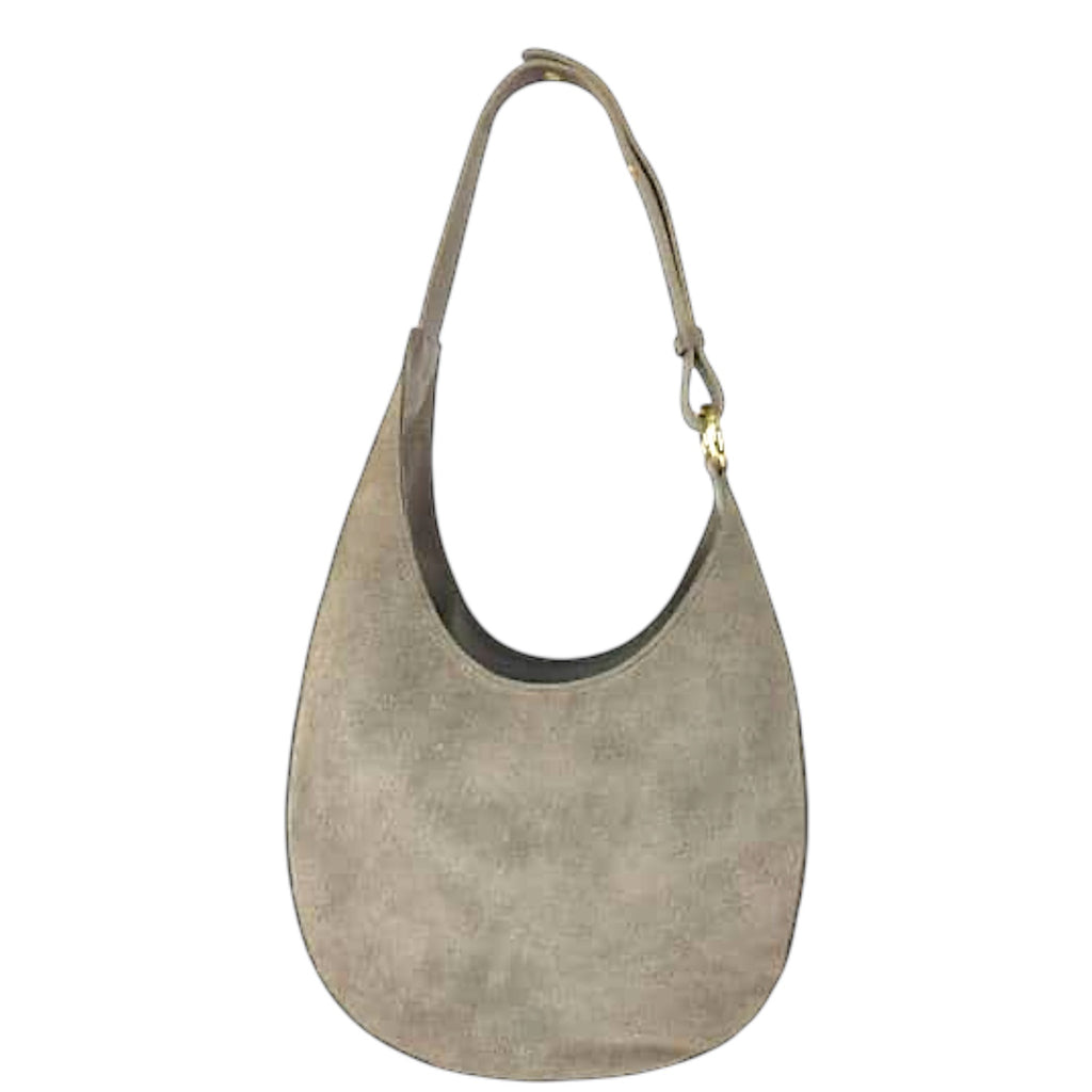Suede Teardrop Tote Bag