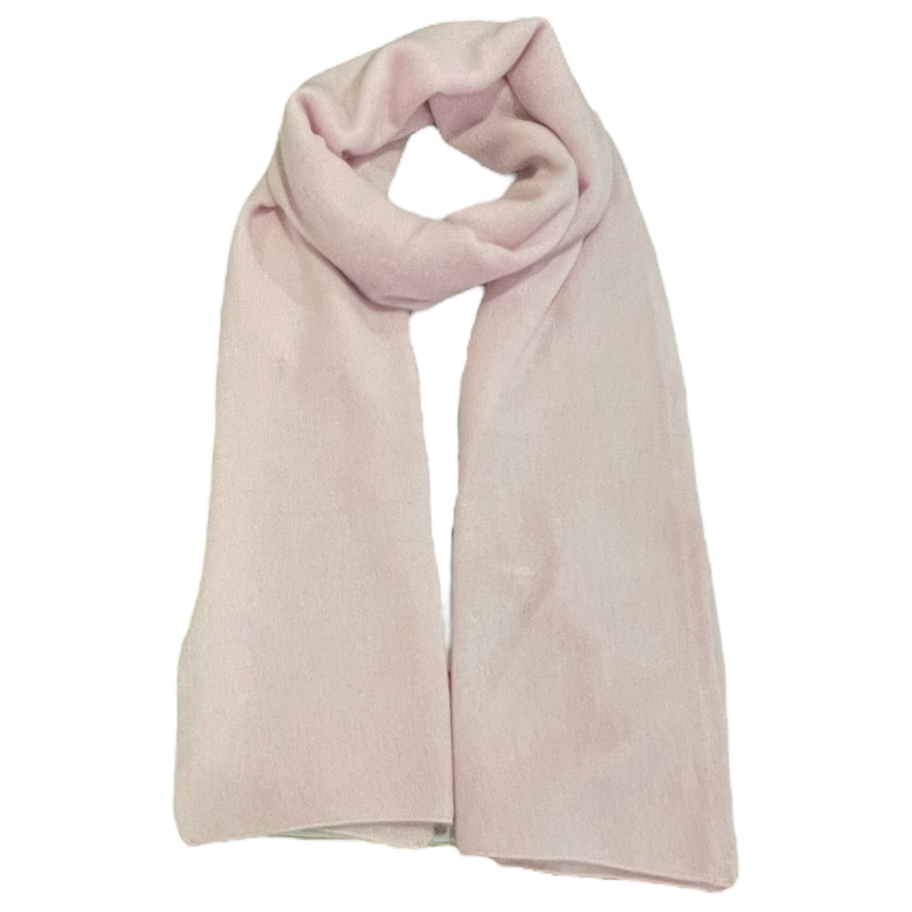 Blush Pink Cashmere Travel Wrap Scarf