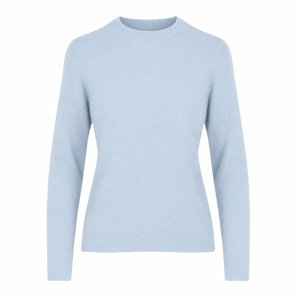Baby Blue Ladies Crew Neck by Kenmare Cashmere