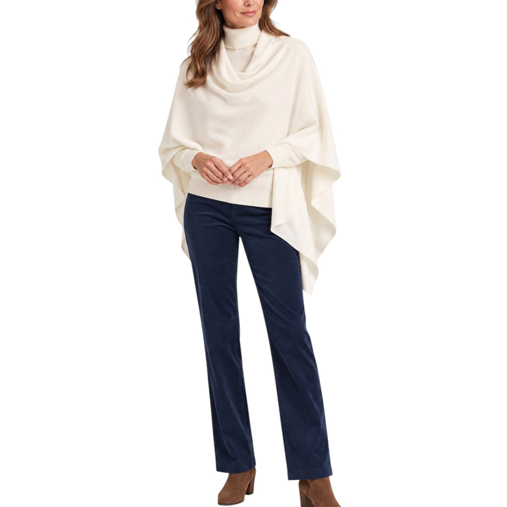Robell Bella Corduroy Trousers in Navy