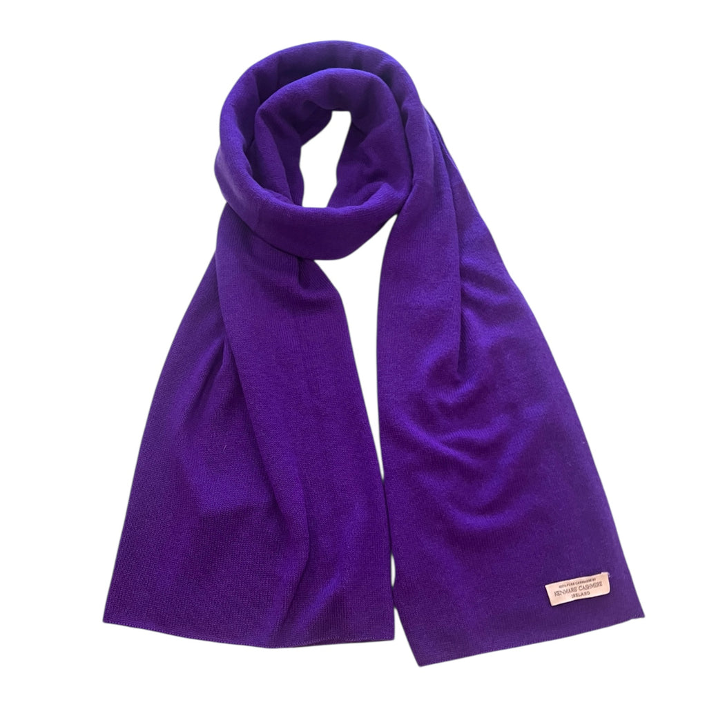 Purple Cashmere Scarf