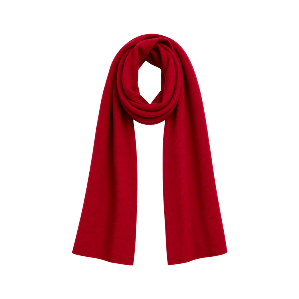 Deep Red Large Cashmere Travel Wrap by Kenmare Cashmere 