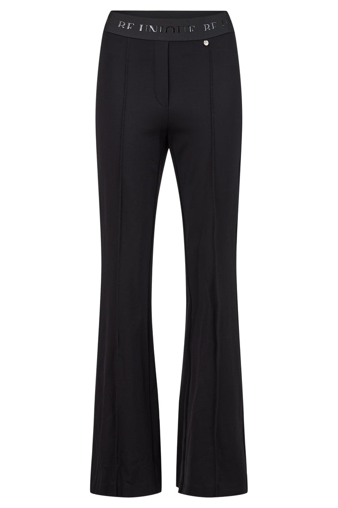 Robell Joella Flared Trousers in Black