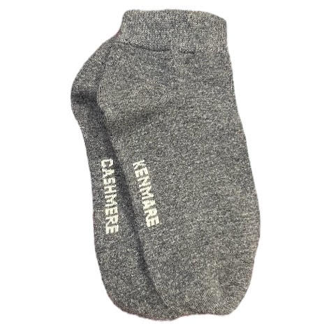 Charcoal Cashmere Ankle Socks