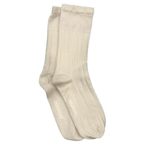White Cashmere Socks