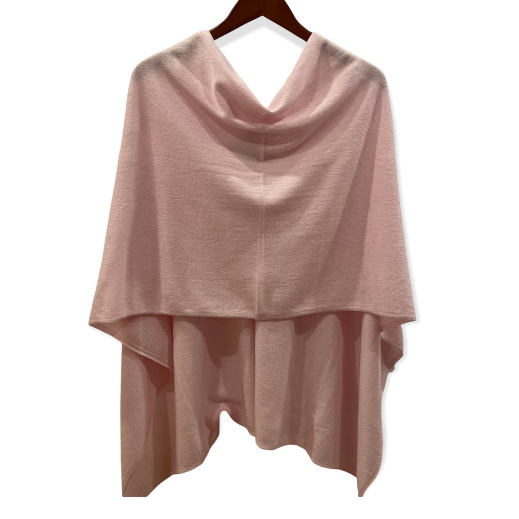 baby-pink-cashmere-ladies-poncho-shawl