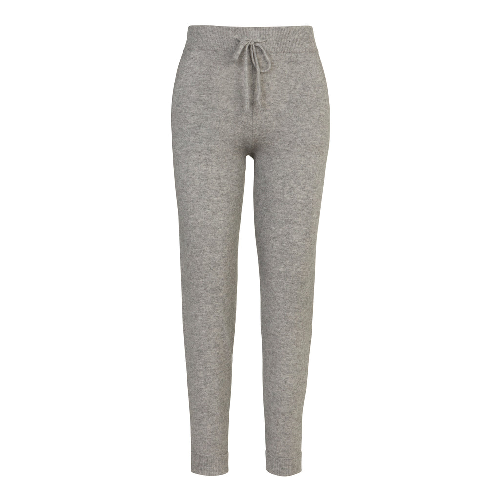 Cashmere Joggers in Light Grey