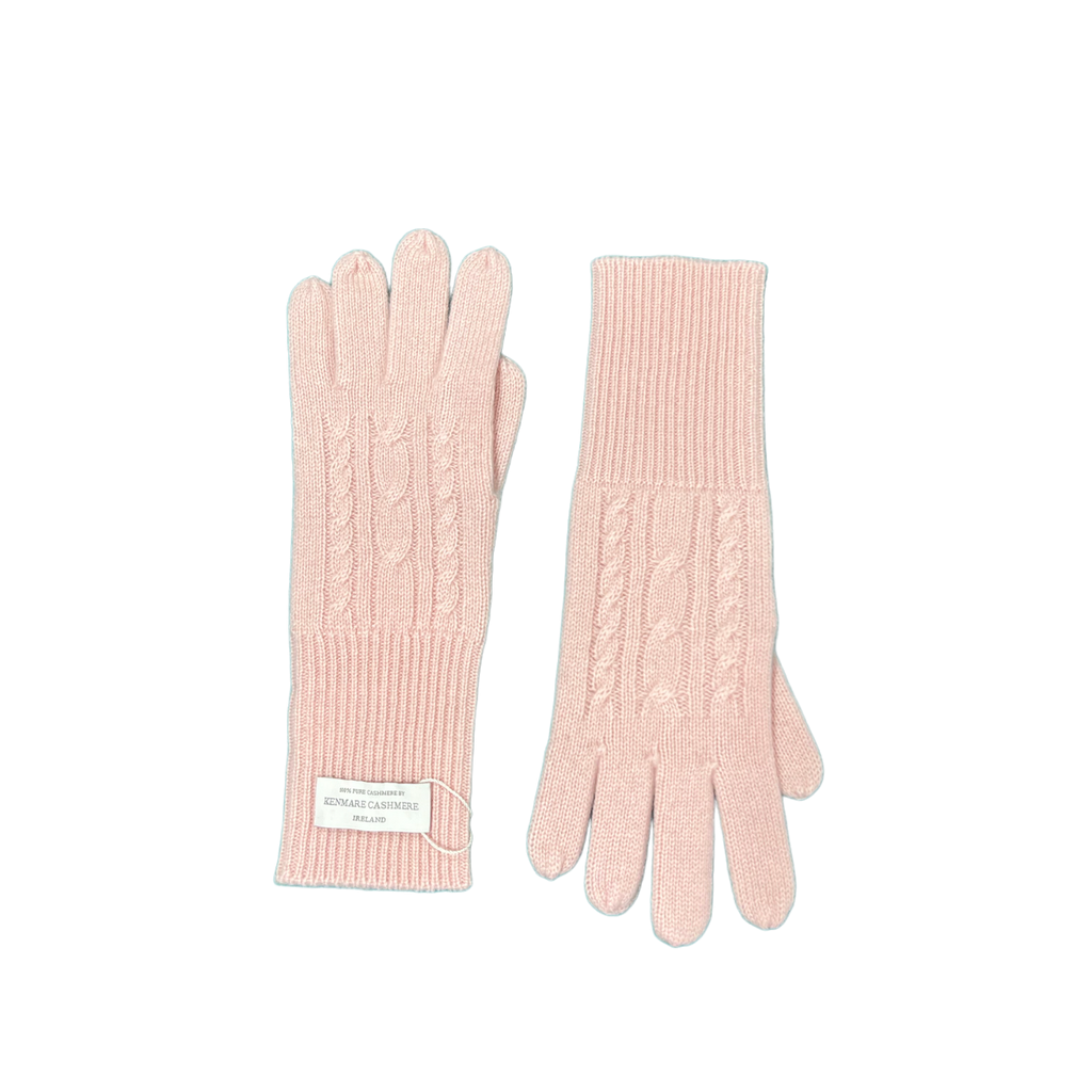 Baby Pink Cashmere Gloves