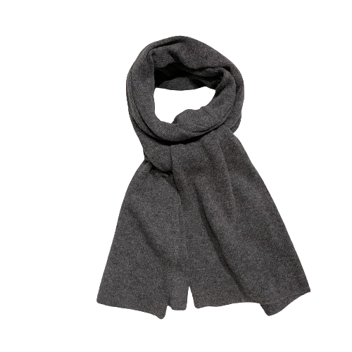 100 Cashmere Grey Scarf kenmarecashmere Kenmare Cashmere