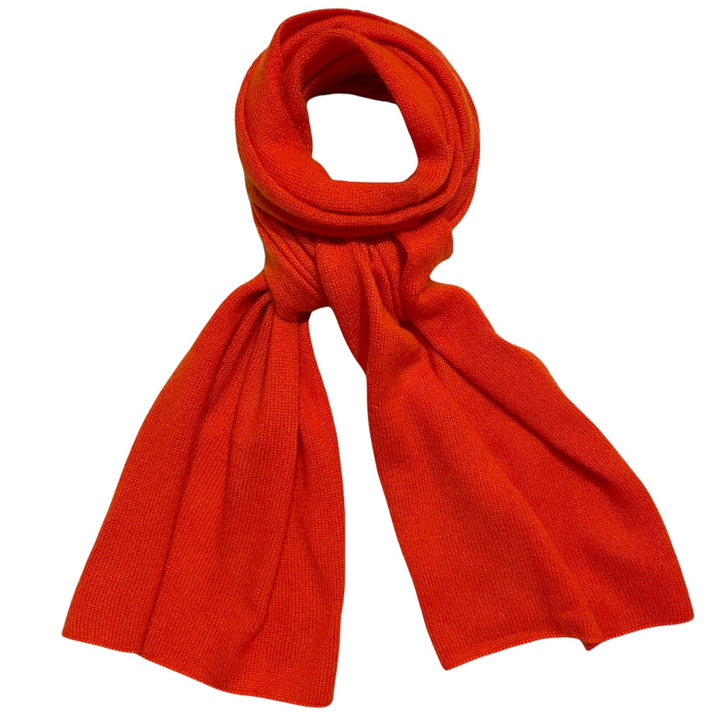 bright orange Kenmare cashmeres scarf